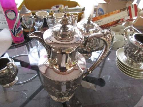 FOUR PIECE AKIN BROTHERS TEA SET  1923-1955