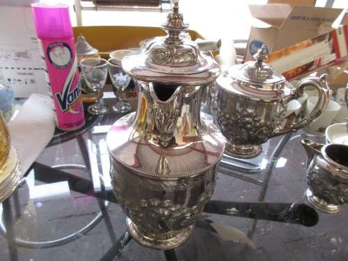 FOUR PIECE AKIN BROTHERS TEA SET  1923-1955
