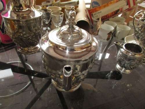 FOUR PIECE AKIN BROTHERS TEA SET  1923-1955