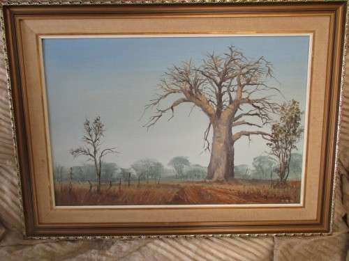 Jan van Rensburg oil on canvas acyrilic