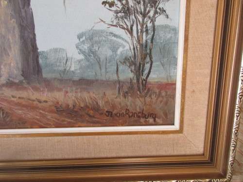 Jan van Rensburg oil on canvas acyrilic