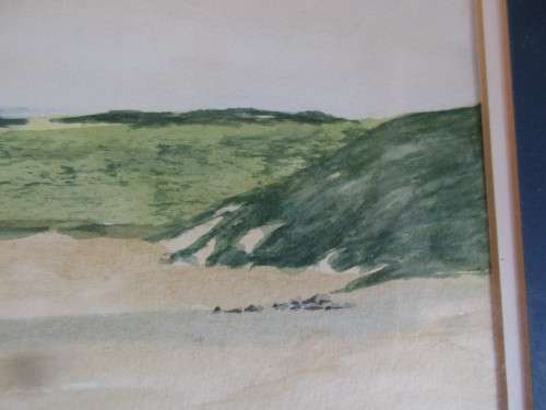 PETER SOUTHWORTH WATERCOLOUR ON BOARD TRANSKEI COAST