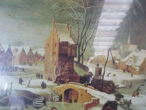 PRINT OF A WINTER SCENE