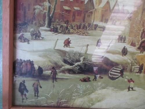 PRINT OF A WINTER SCENE