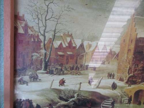 PRINT OF A WINTER SCENE
