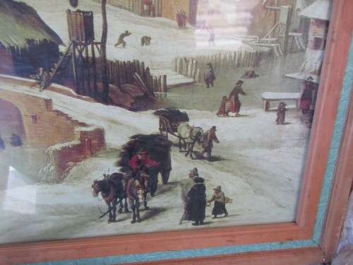 PRINT OF A WINTER SCENE