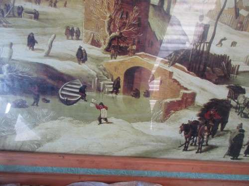 PRINT OF A WINTER SCENE