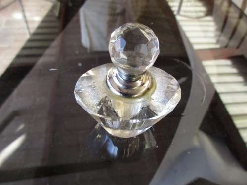 CRYSTAL  PERFUME BOTTLE
