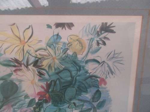 LOVELY PRINT RAOUL DUFY BOUQUET OF FLOWERS