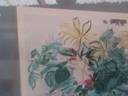 LOVELY PRINT RAOUL DUFY BOUQUET OF FLOWERS
