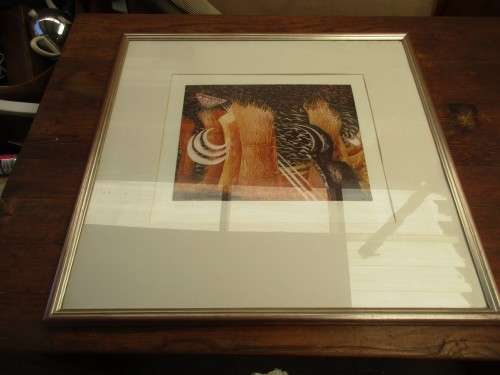 SOUTH AFRICAN SIGNED PRINT  VERONA HIGGS 1990 COSMIC ORDER