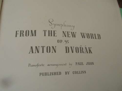 LOVELY BOOK THE NEW WORLD SYMPHONY ANTON DVORAK