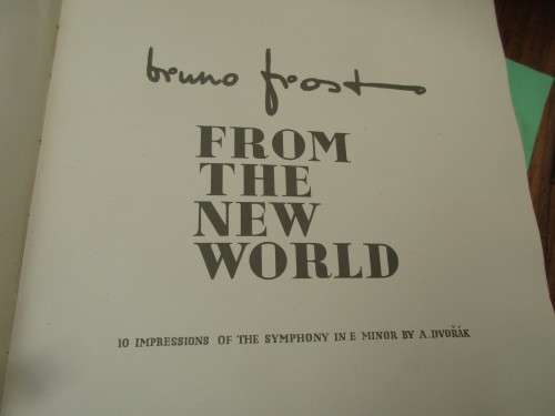 LOVELY BOOK THE NEW WORLD SYMPHONY ANTON DVORAK