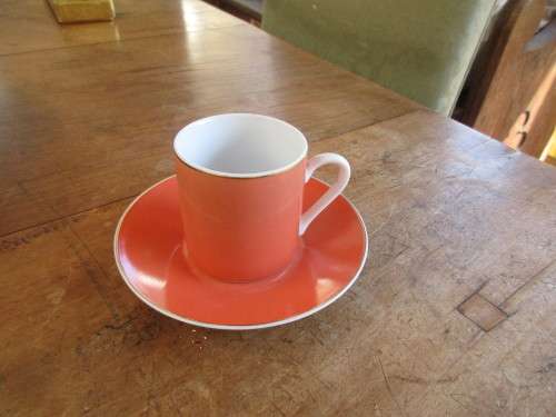 WIEZENTHAL DEMI TASSE CUPS AND SAUCER IN BOX SET OF SIX