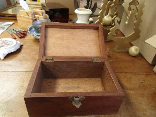 LOVELY OLD WOOD BOX
