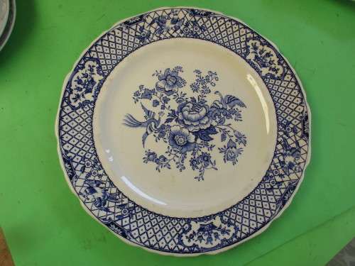 MASONS IRONSTONE BLUE AND WHITE PLATE