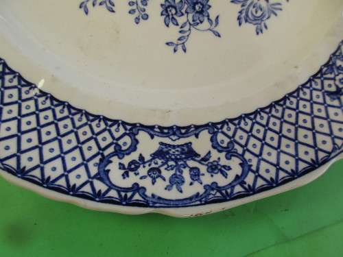 MASONS IRONSTONE BLUE AND WHITE PLATE