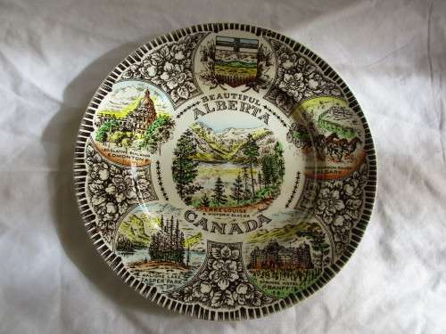 WOOD AND SONS BEAUTIFUL  ALBERTA PLATE