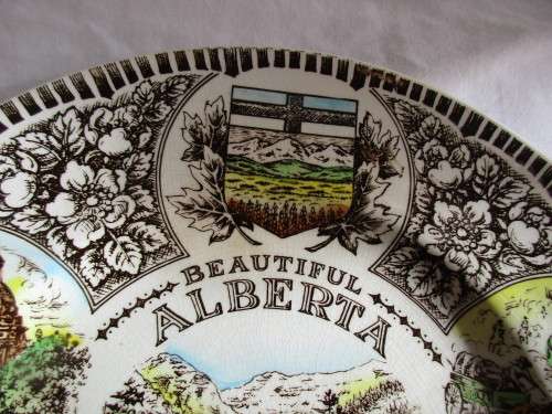 WOOD AND SONS BEAUTIFUL  ALBERTA PLATE