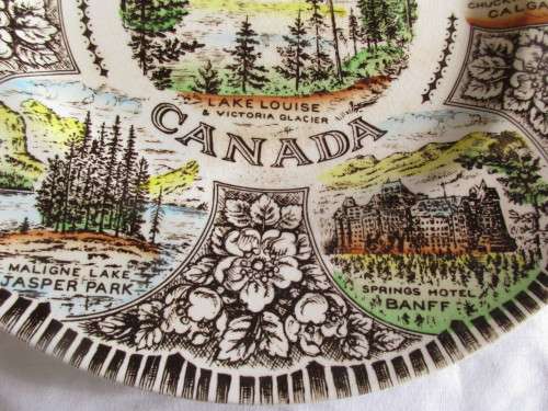 WOOD AND SONS BEAUTIFUL  ALBERTA PLATE