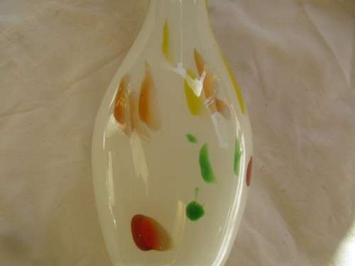PAIR 1960'S MULTI COLOURED VASES
