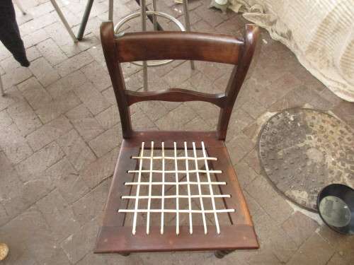 CAPE RIEMPIE CHAIR MAHOGANY COLLECTION OR COURIER ONLY PLEASE
