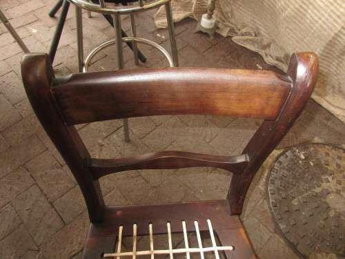 CAPE RIEMPIE CHAIR MAHOGANY COLLECTION OR COURIER ONLY PLEASE