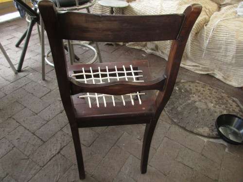 CAPE RIEMPIE CHAIR MAHOGANY COLLECTION OR COURIER ONLY PLEASE