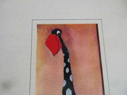 BEAUTIFUL SET 3 CRAIG MARRAN WATERCOLOURS OF OSTRICHES