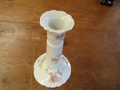BEAUTIFUL PORCELAIN FRANK  HAVILAND LIMOGES CANDLESTICK
