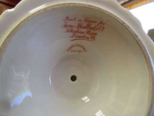 BEAUTIFUL PORCELAIN FRANK  HAVILAND LIMOGES CANDLESTICK