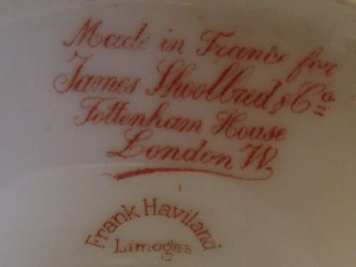 BEAUTIFUL PORCELAIN FRANK  HAVILAND LIMOGES CANDLESTICK