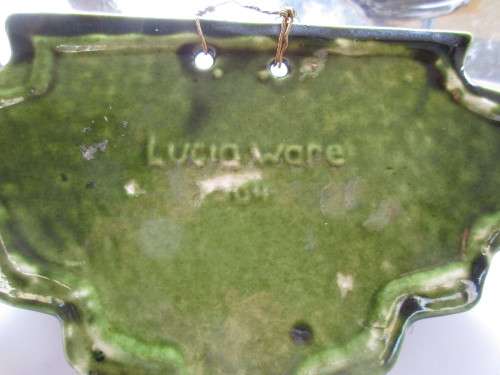 BEAUTIFUL LUCIA WARE ART DECO WALL SCONCE