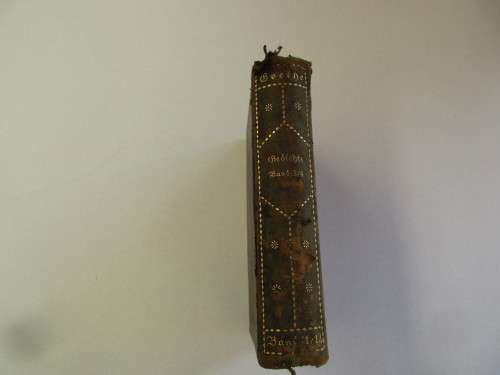 LOVELY 1924 GERMAN BOOK ON GOETHE'S  GEDICHTE