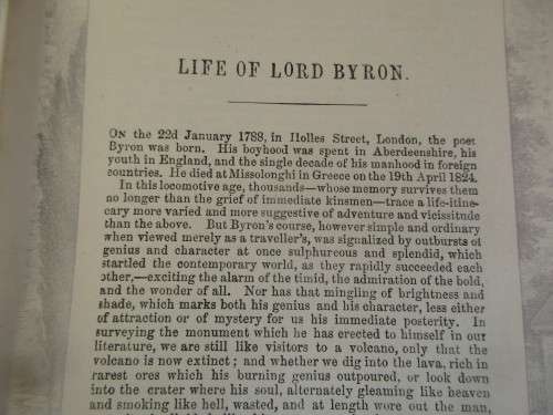 BYRONS POETICAL WORKS