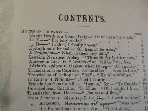 BYRONS POETICAL WORKS