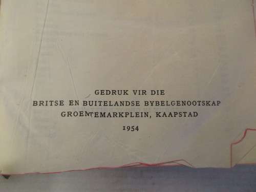 DIE BYBEL 1954
