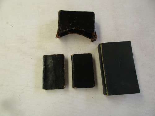 TWO BOOKS IN CASE  BLACK CLOTH AND BOARD,   PSALMS AND EVANGELIST SONGS AND A CONGREGATIONAL HYMNARY