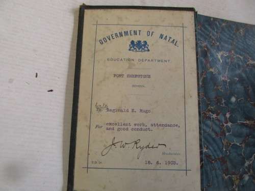 GOVERNMENT OF NATAL EDUCATION DEPARTMENT 1903 STAR-LAND