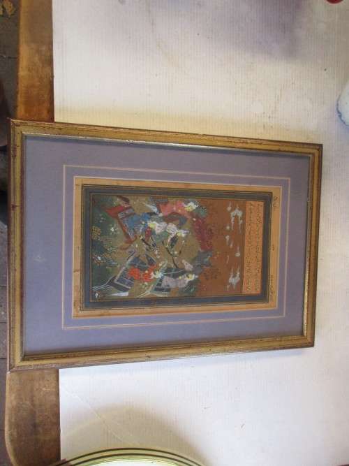ORIGINAL PAGE OF A WARRIOR  BATTLE SCENE