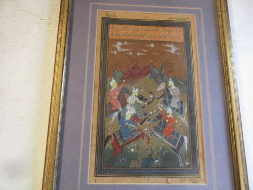 ORIGINAL PAGE OF A WARRIOR  BATTLE SCENE