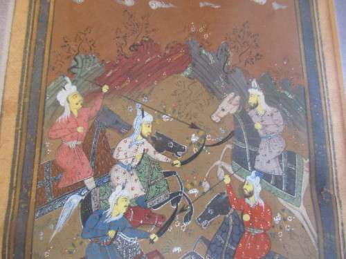 ORIGINAL PAGE OF A WARRIOR  BATTLE SCENE
