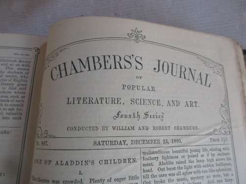 CHAMBERS JOURNAL 1880