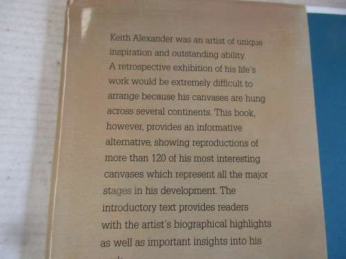 KEITH ALEXANDER THE ARTIST IN RETROSPECT 2000 FIRST EDITION