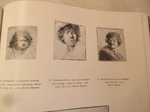 REMBRANDTS ETCHINGS 2 VOLUMES IN SLIP CASE 1952 COMPLETE EDITION