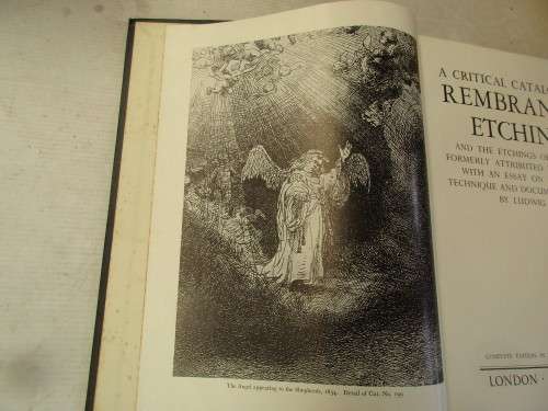 REMBRANDTS ETCHINGS 2 VOLUMES IN SLIP CASE 1952 COMPLETE EDITION