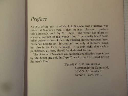 JUST NUISANCE 1968