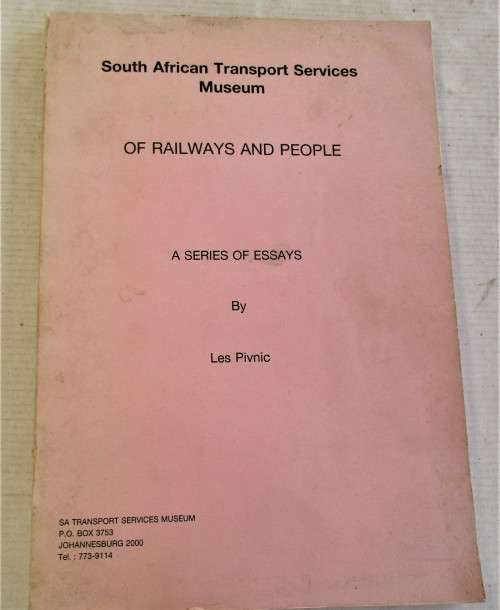 SOUTH AFRICAN TRANSPORT SERVICES MUSEUM OF RAILWAYS AND PEOPLE 1963-1965