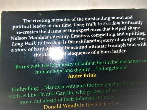 LONG WALK TO FREEDOM  NELSON MANDELA 1995