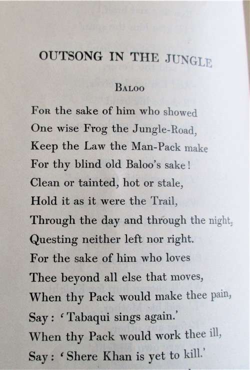 SONGS FROM BOOKS RUDYARD KIPLING 1930